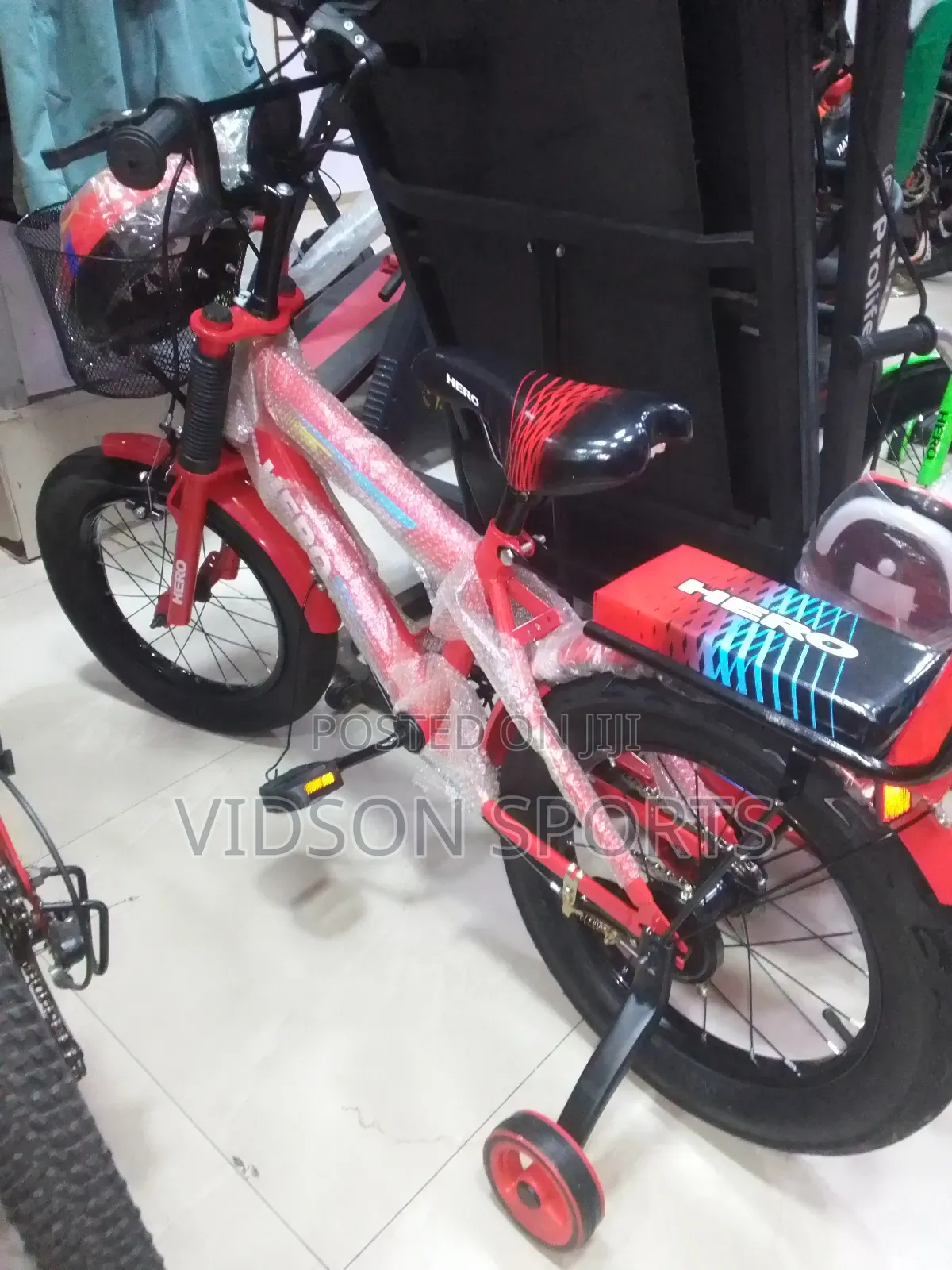16 In' Children Bicycle With Back Sit