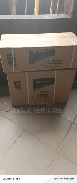 Sharp Split Unit Ac Brand New Low Voltage Consumption 2hp