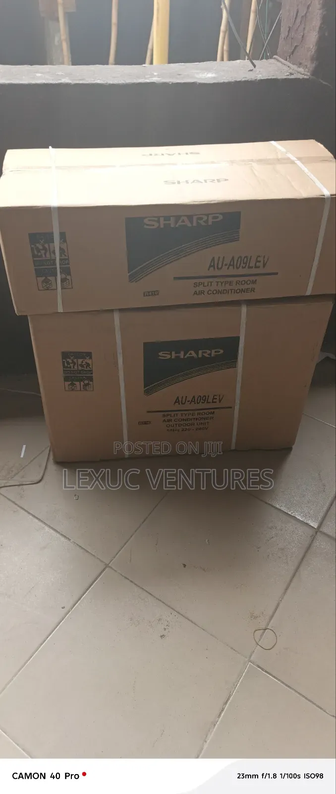 Sharp Split Unit Ac Brand New Low Voltage Consumption 2hp