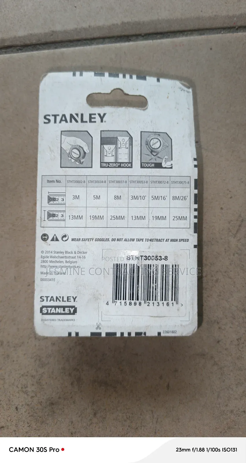 Stanley 3m/10ft Tape