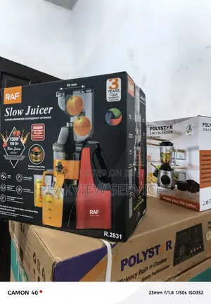 Raf Slow Juicer R.2831 – Owerful Motor, Maximum Extraction
