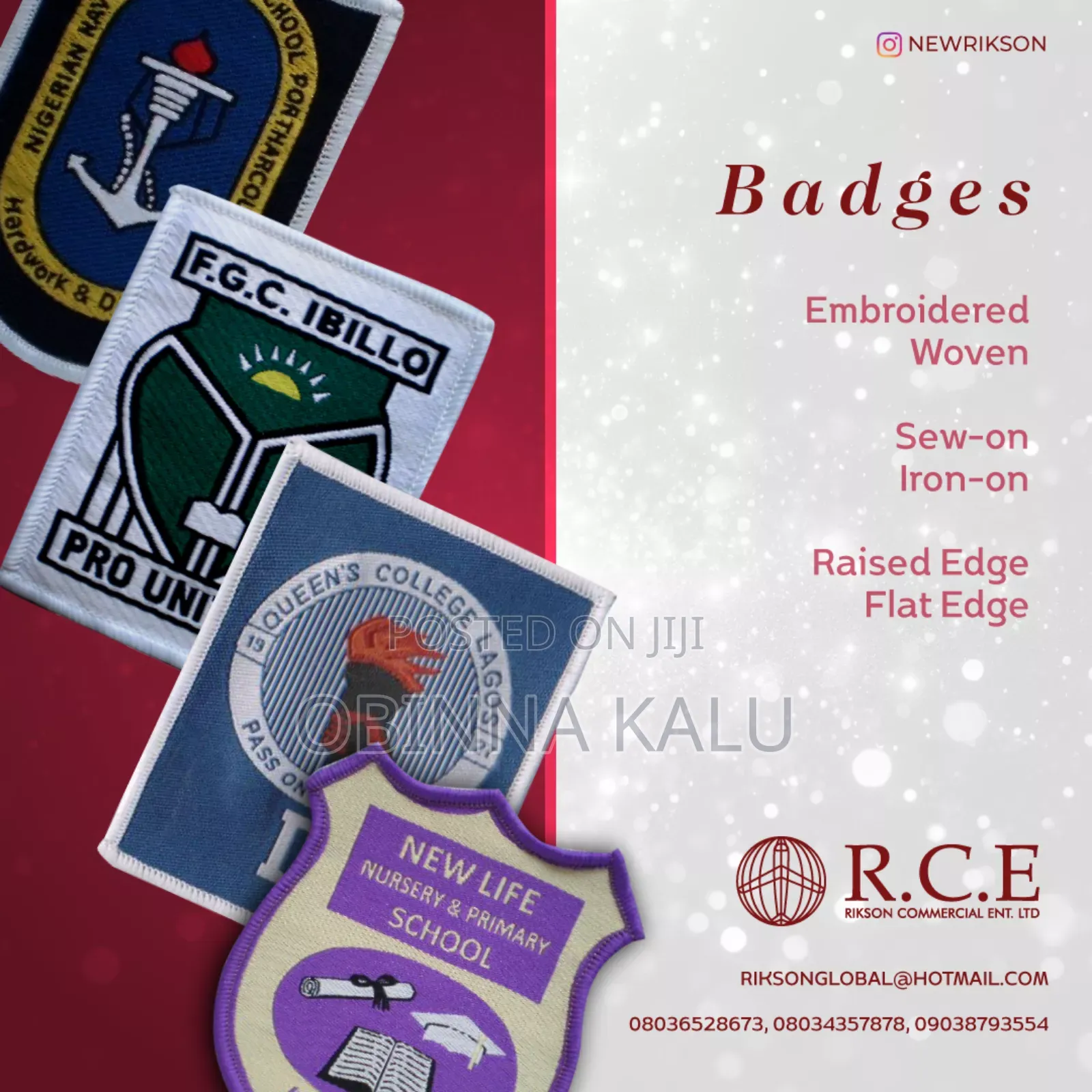 School Badges, Quality
