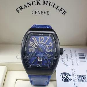 Franck Muller Vanguard Leather Strap Automatic Watch
