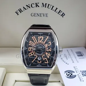 Franck Muller Vanguard Leather Strap Automatic Watch