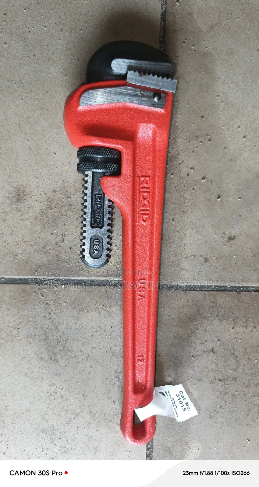 Ridgid Pipe Wrench 12"