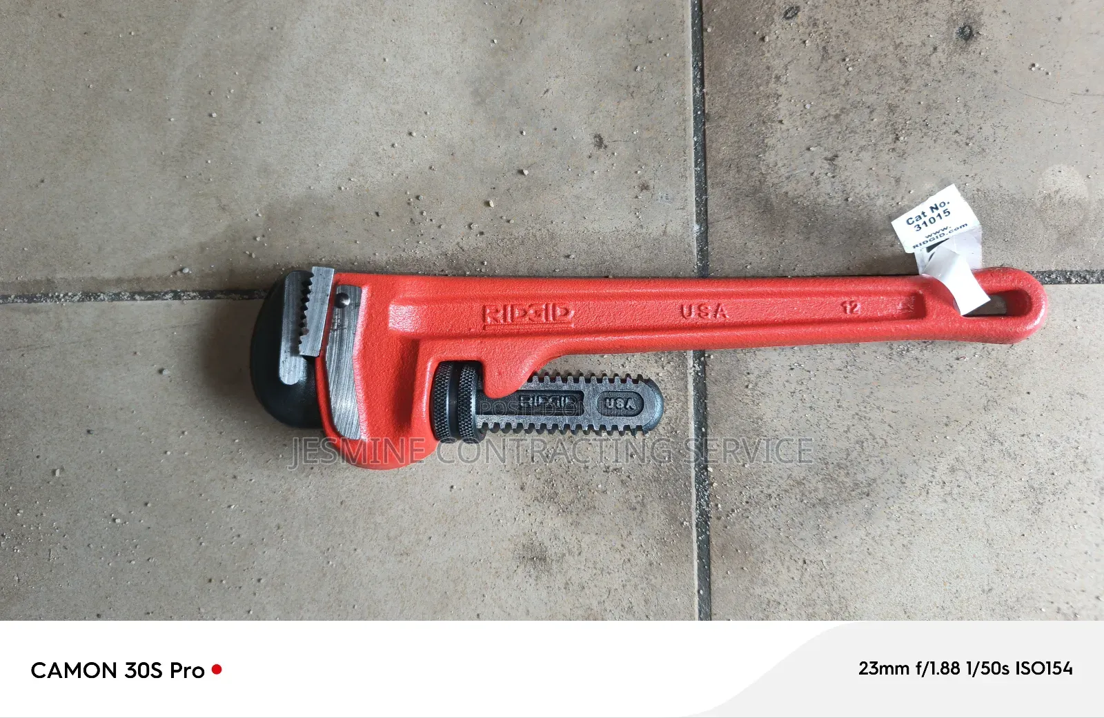Ridgid Pipe Wrench 12"