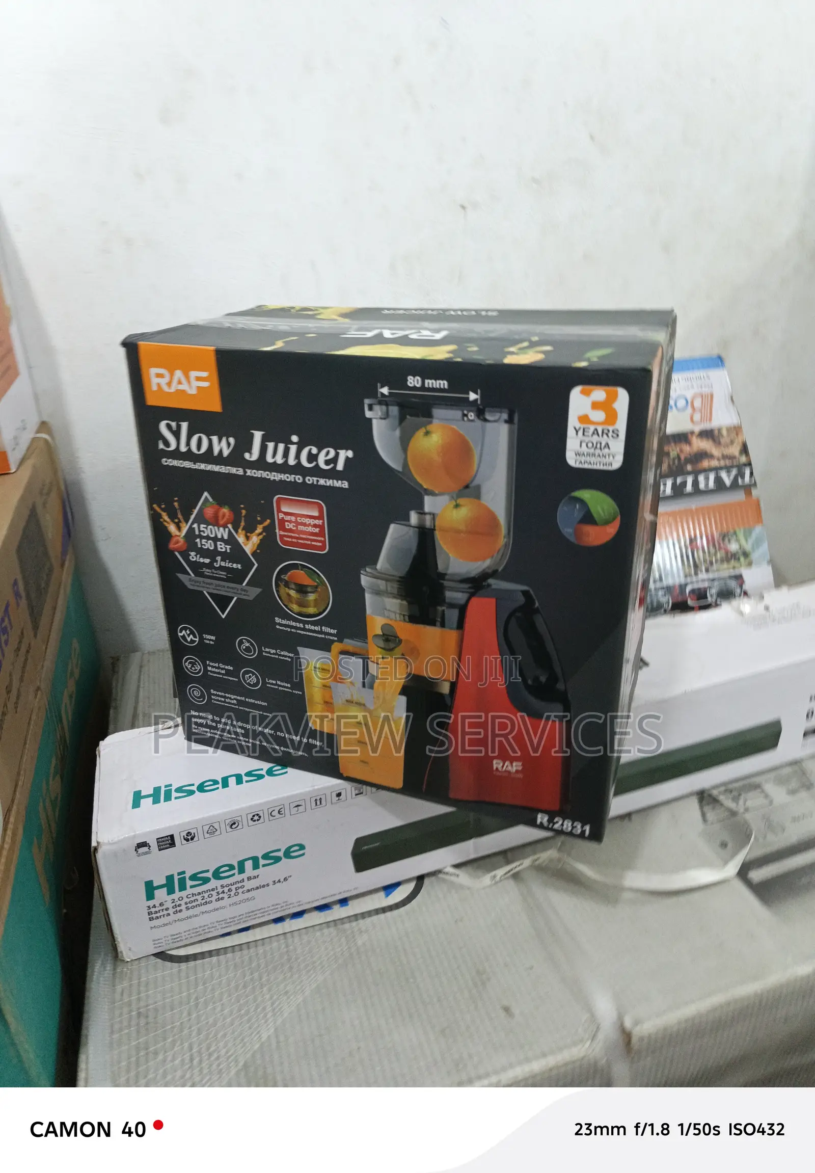 Juicing Made Easy – With the Smart Raf R.2831