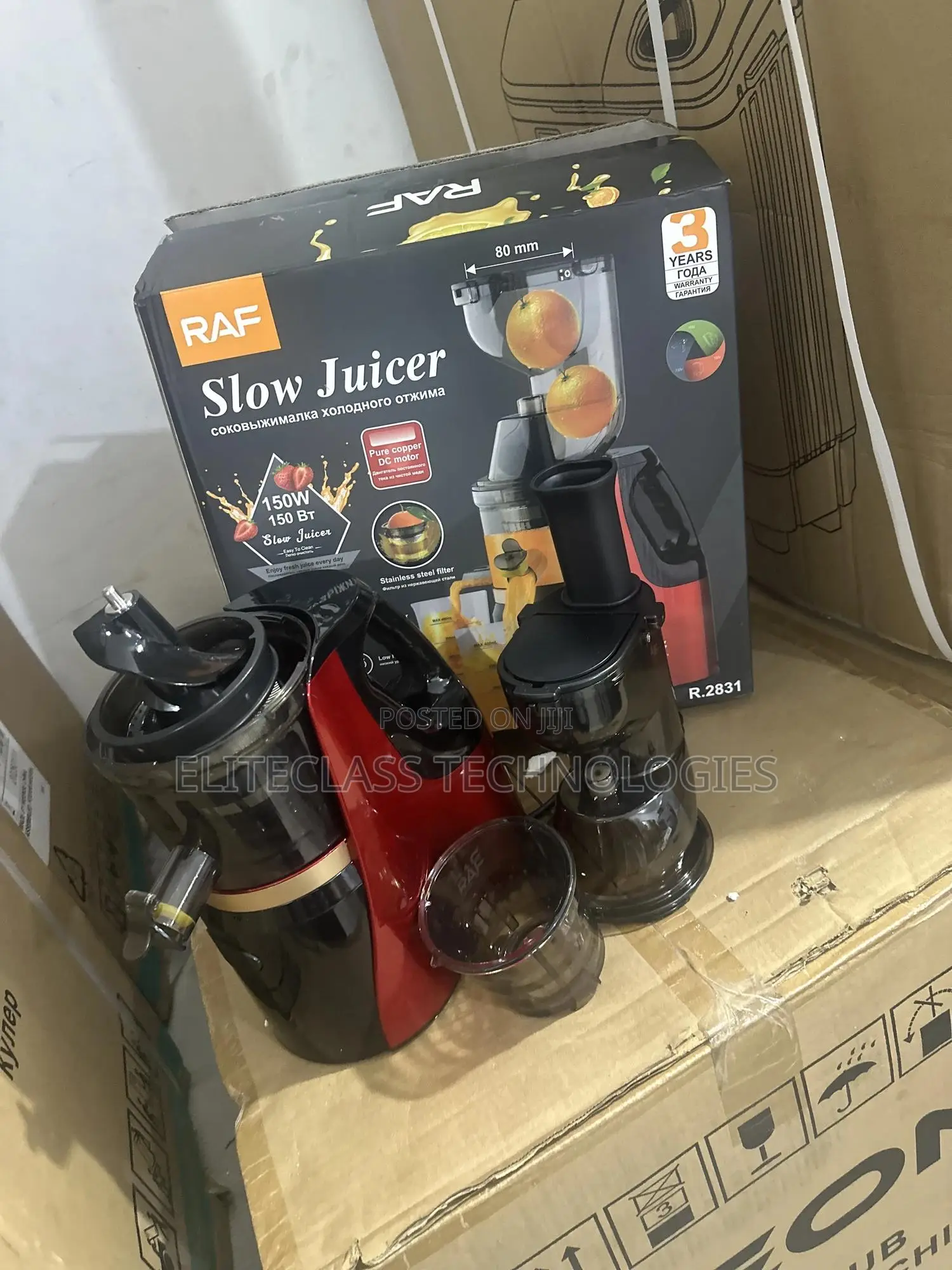 Raf the Extractor Slow Juicer 150w