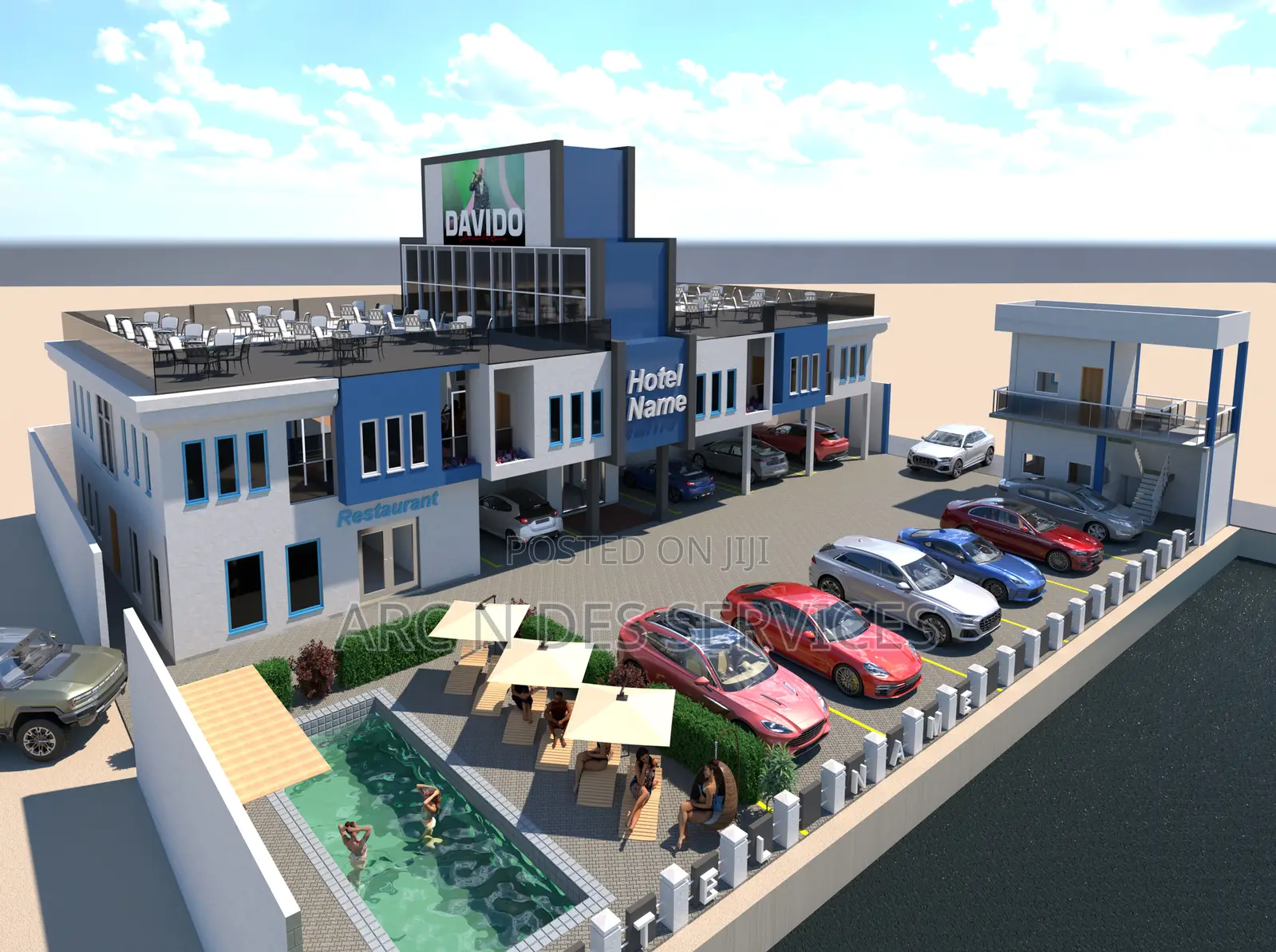 3d Architectural Structural Building Design - Free Design