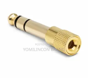 Hosa GHP-105 3.5 Mm TRS to 1/4 Inch TRS Headphone Adaptor