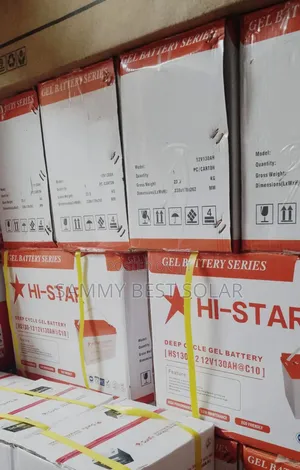 130ah/12v Hi-Star Solar Battery With Long Lasting Power