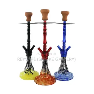 Double-Pipe Flat-Bottom Aluminum Alloy Hookahs