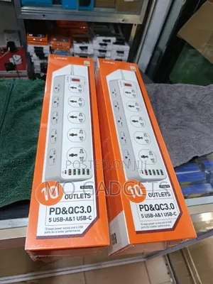 Lundio 10in 1 Power Socket With Surge Protection