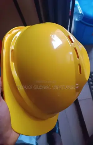 Yellow V-guard Helmet With Vent