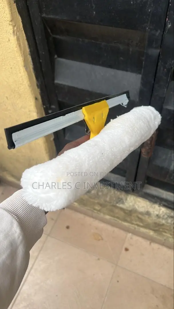 2-in-1 Glass/Window Cleaner With Telescopic Pole