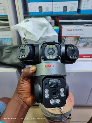 V380 Pro Ultra Hd Triple Lens PTZ Solar Camera.
