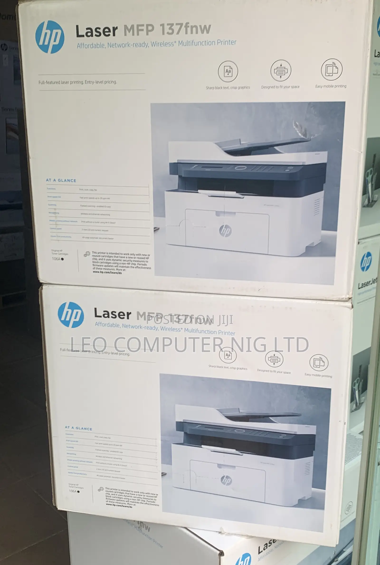 Hp Laserjet 137fnw Printer