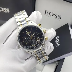 Original Boss Two Tone Stainless Steel Watch in Store