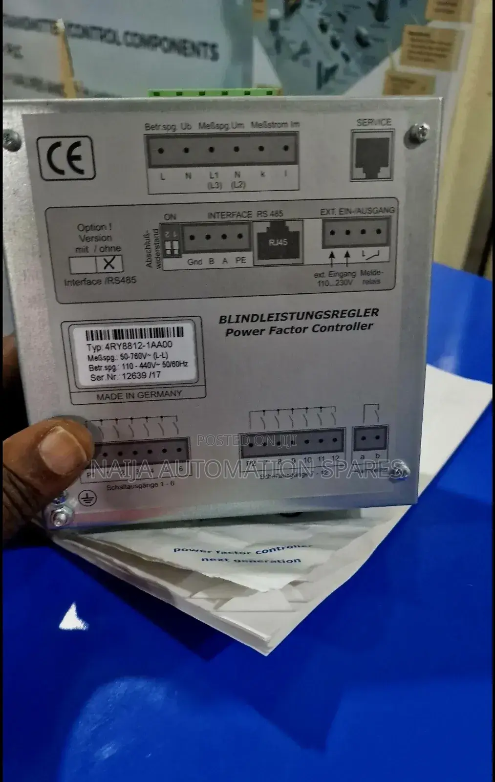 Power Factor Controller Modl | 4ry8812-1aao0
