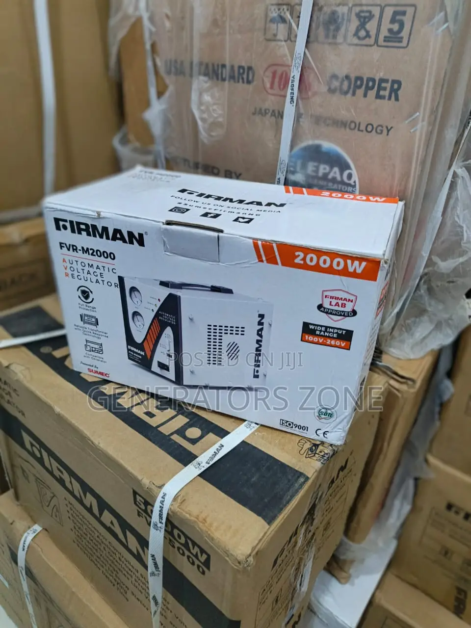 "Keep Power Smoothly With Firman FRV-M2000"-2kva Stabilizer