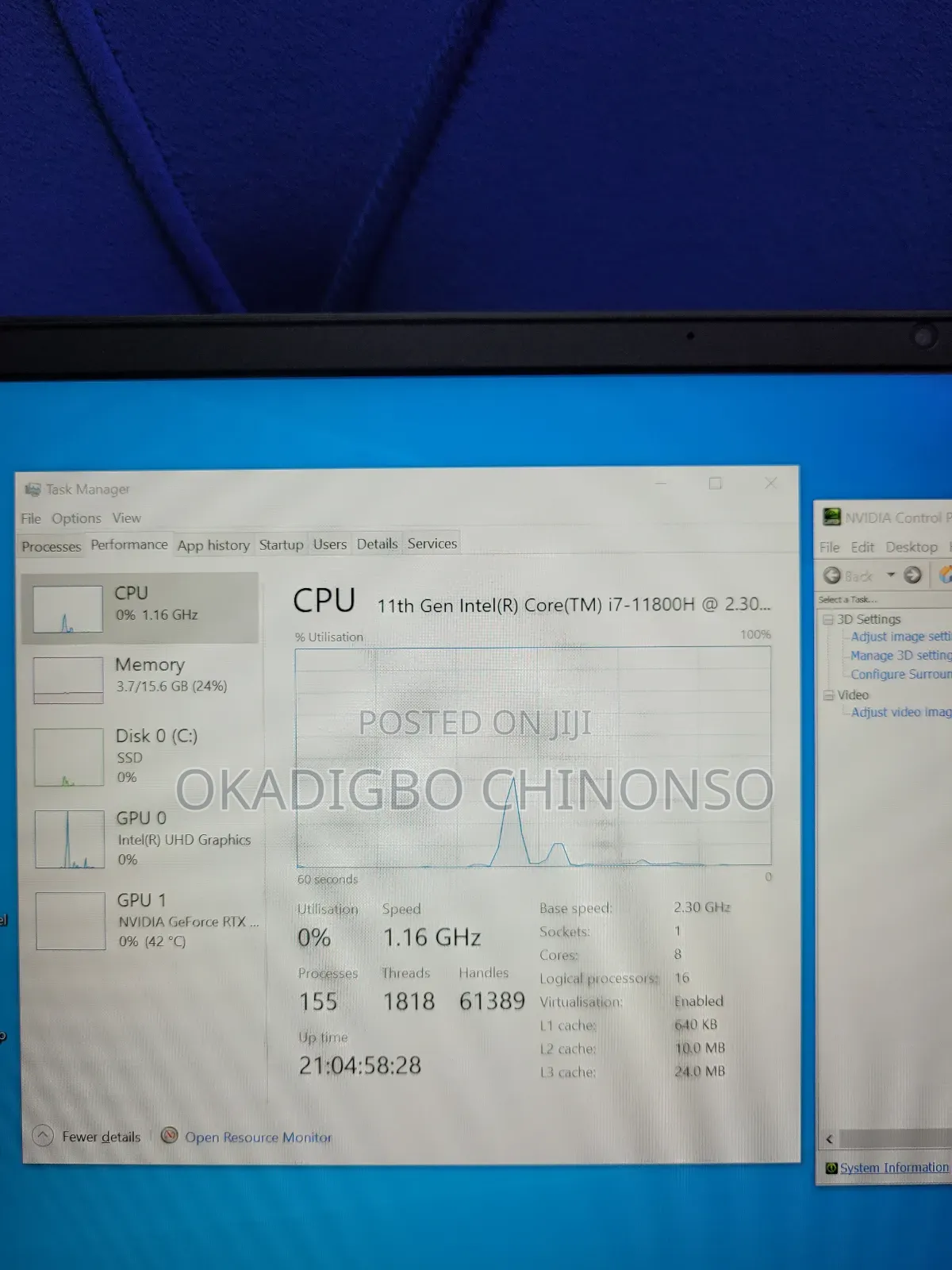 Laptop HP Omen 16 16GB Intel Core I7 SSD 512GB