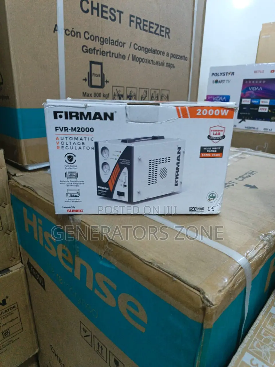 Firman Frvm2000: 2kva Stabilizer Stable Power for Every Home