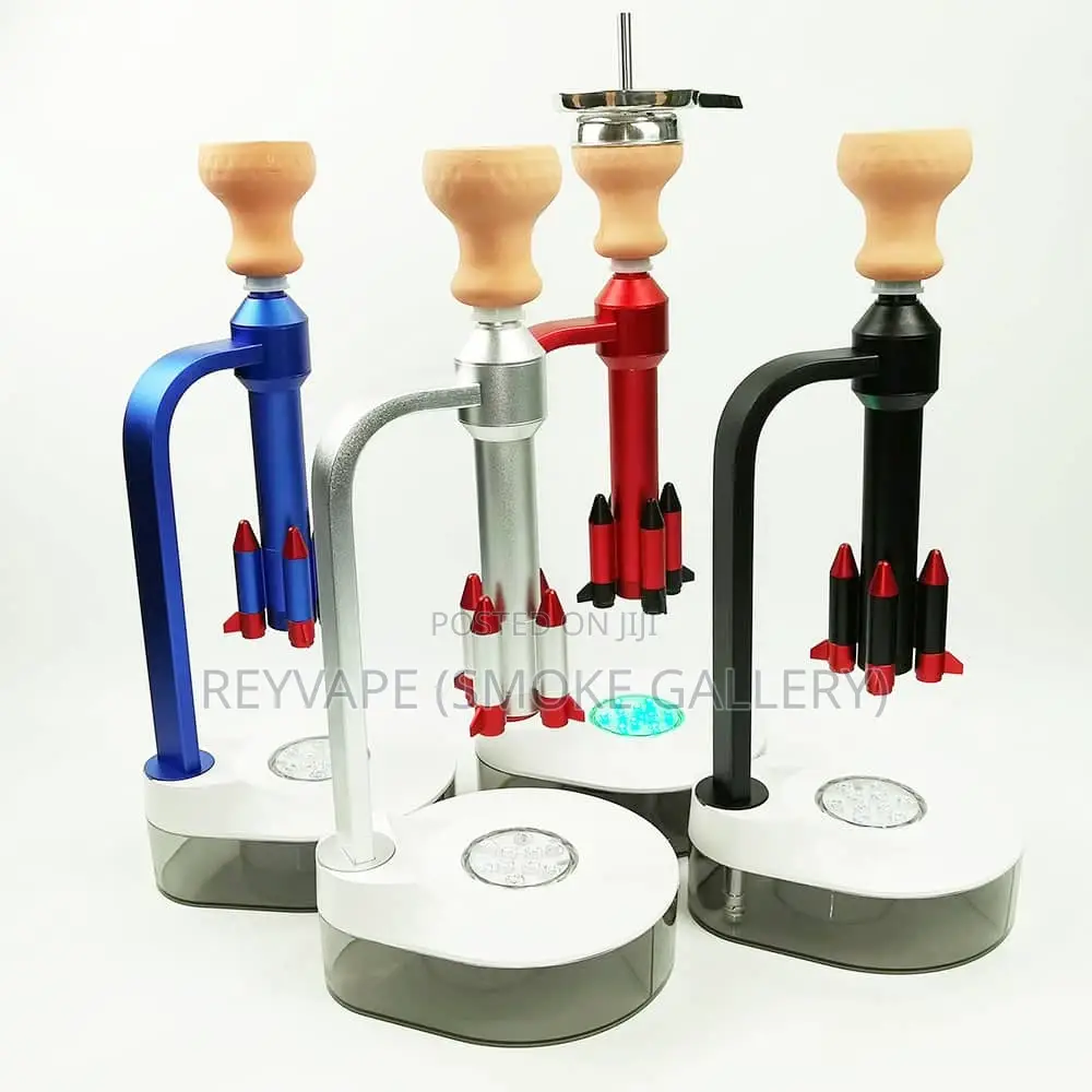 Rocket Shaped Hookah With Led Light