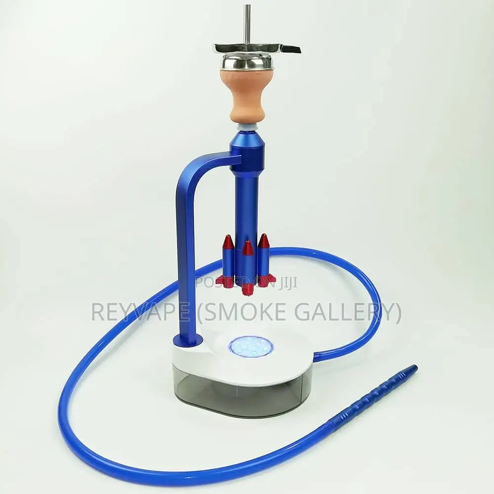 Rocket Shaped Hookah With Led Light