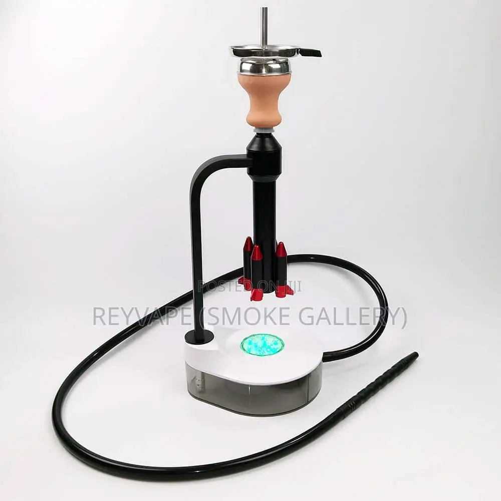 Rocket Shaped Hookah With Led Light