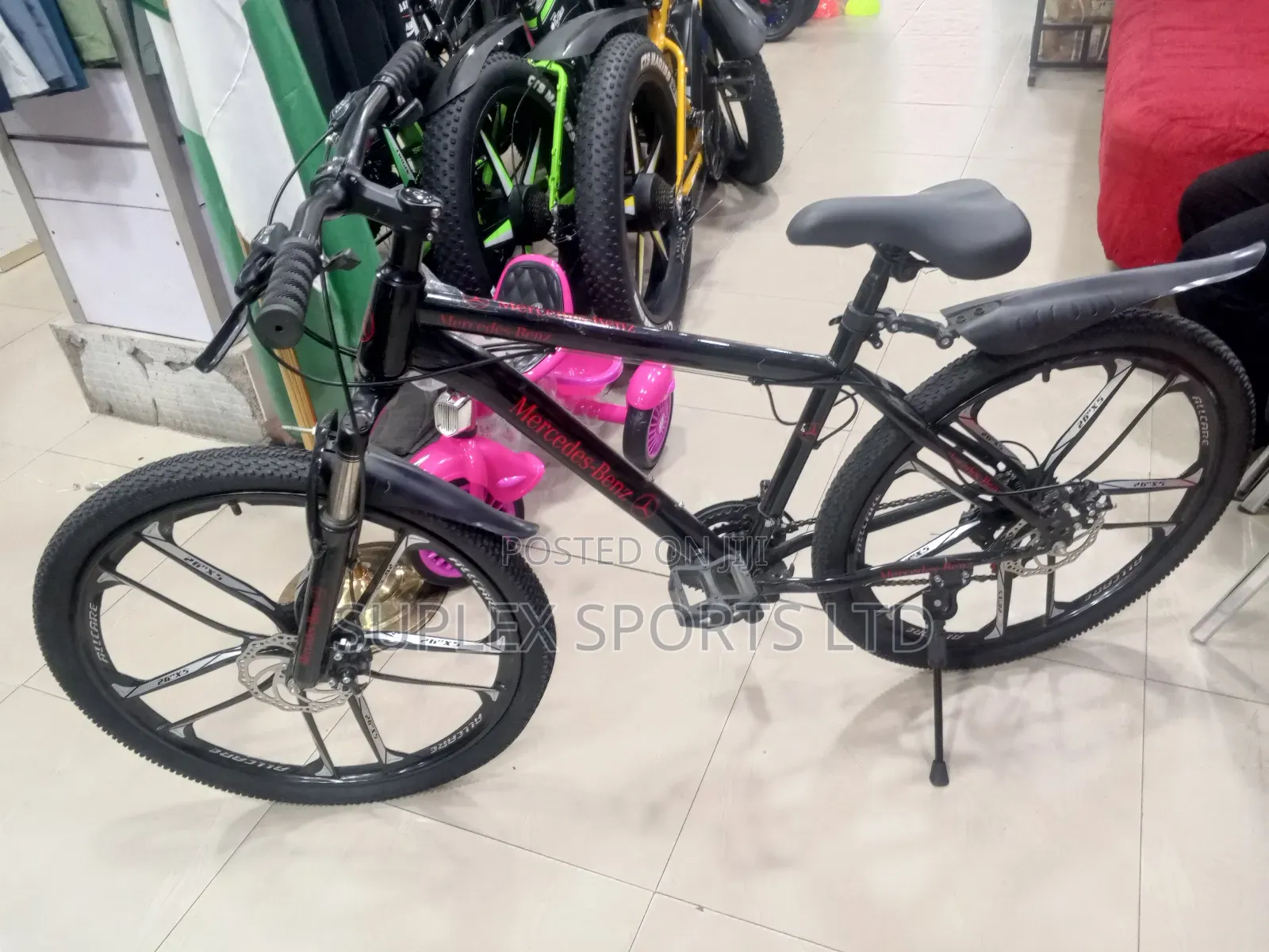 Mercedes Benz Manual Bicycle With Alloy Wheel