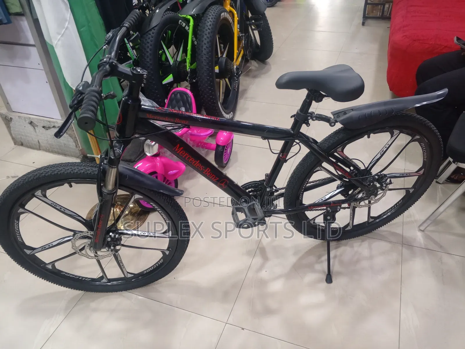 Mercedes Benz Manual Bicycle With Alloy Wheel