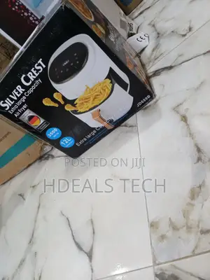 Jd689b Air Fryer 12l – Silver Crest With Recipe Book
