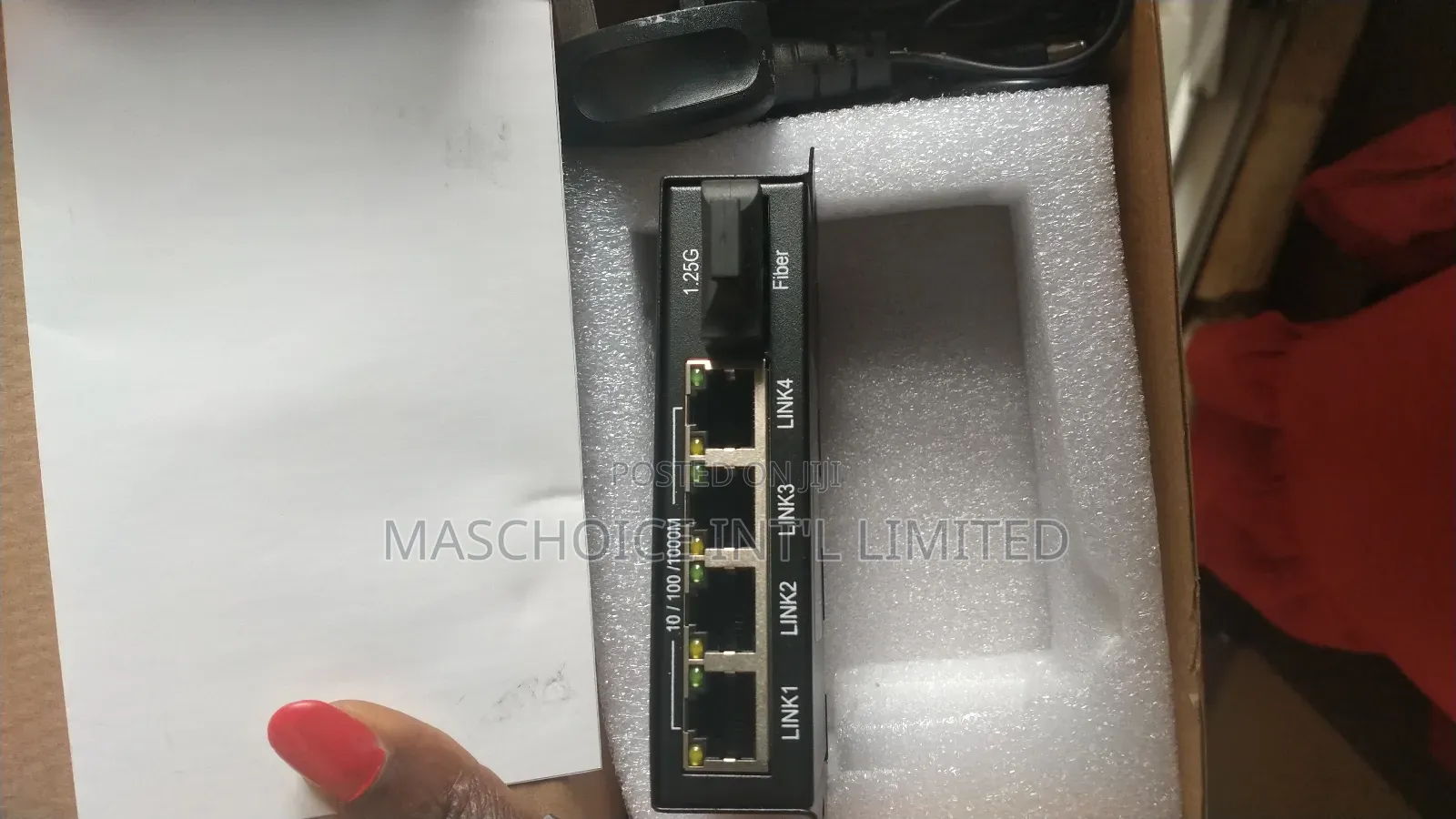 Matrix 4-Port Gigabit SFP Converter