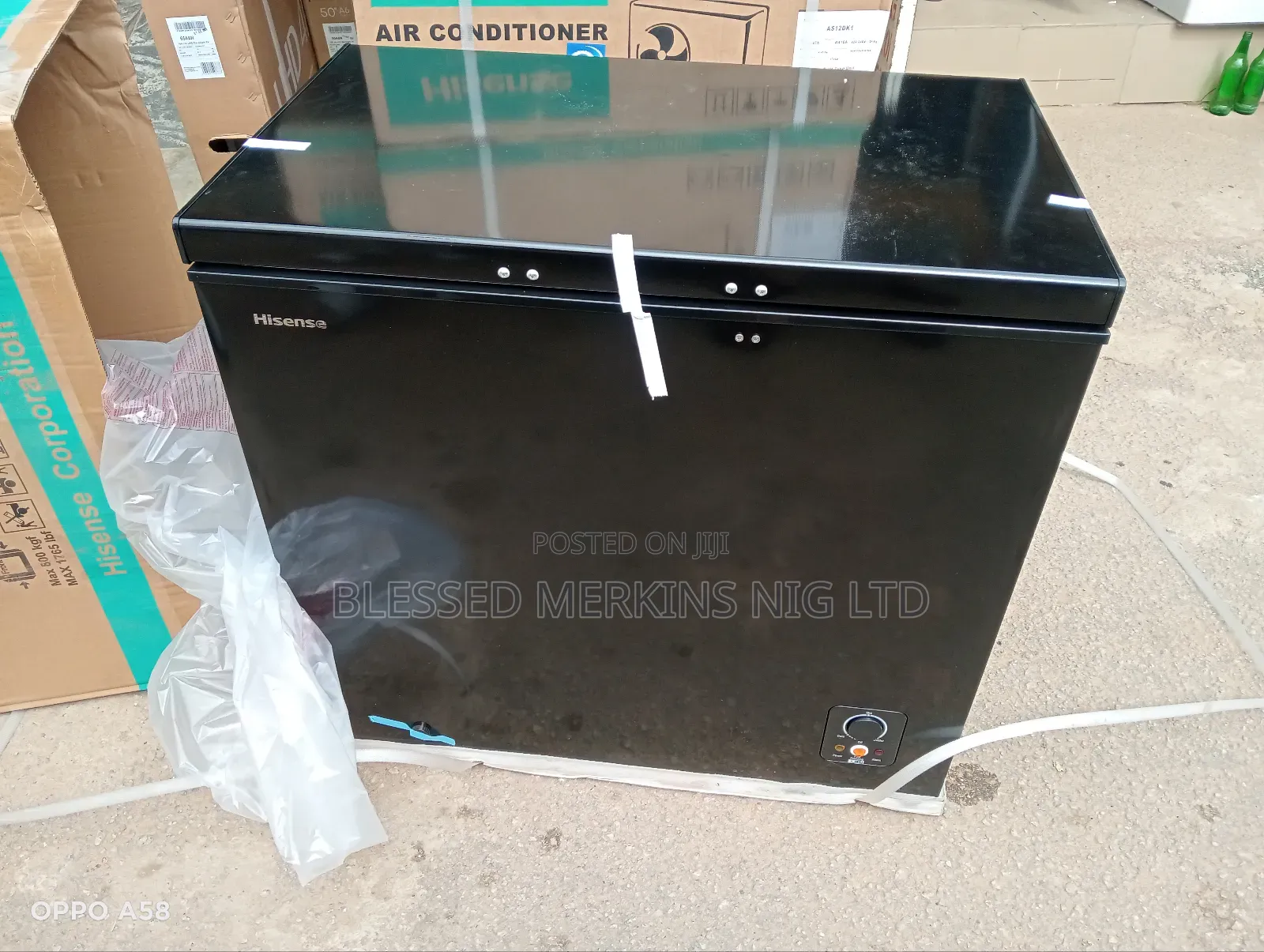 Hisense Deep Freezer 189litres Black