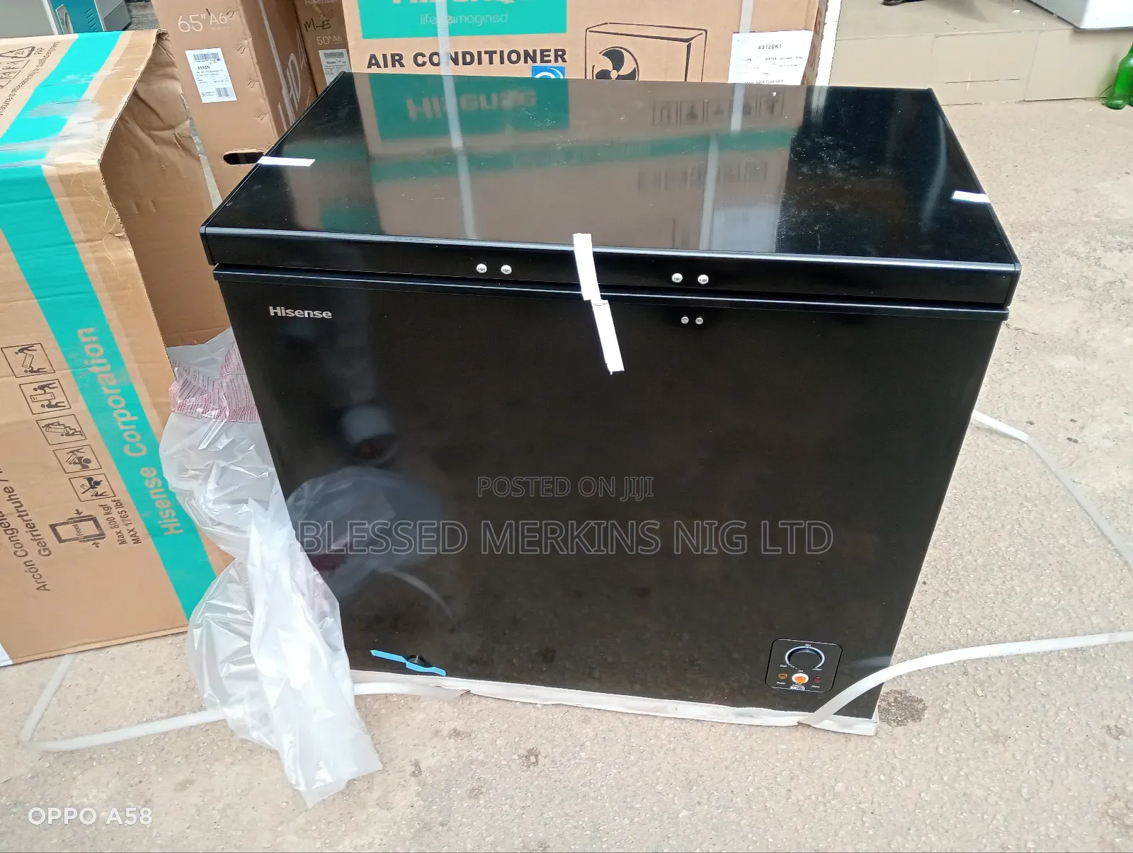 Hisense Deep Freezer 189litres Black
