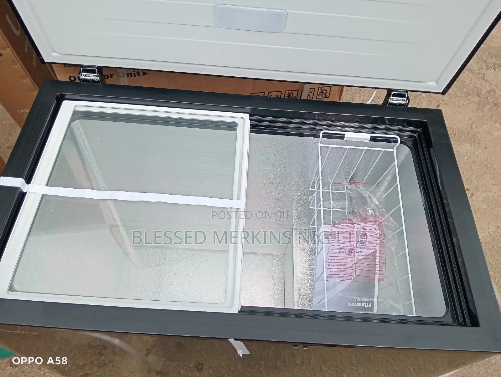 Hisense Deep Freezer 189litres Black