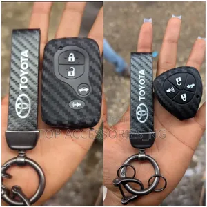 Carbon Fibre Key Case and Holder for Toyota Models