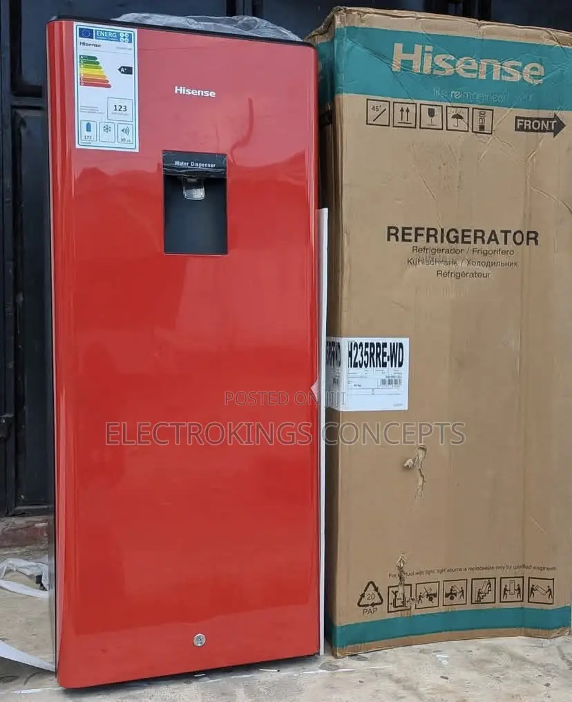 Hisense Refrigerator With Water Dispenser | 177l Silver