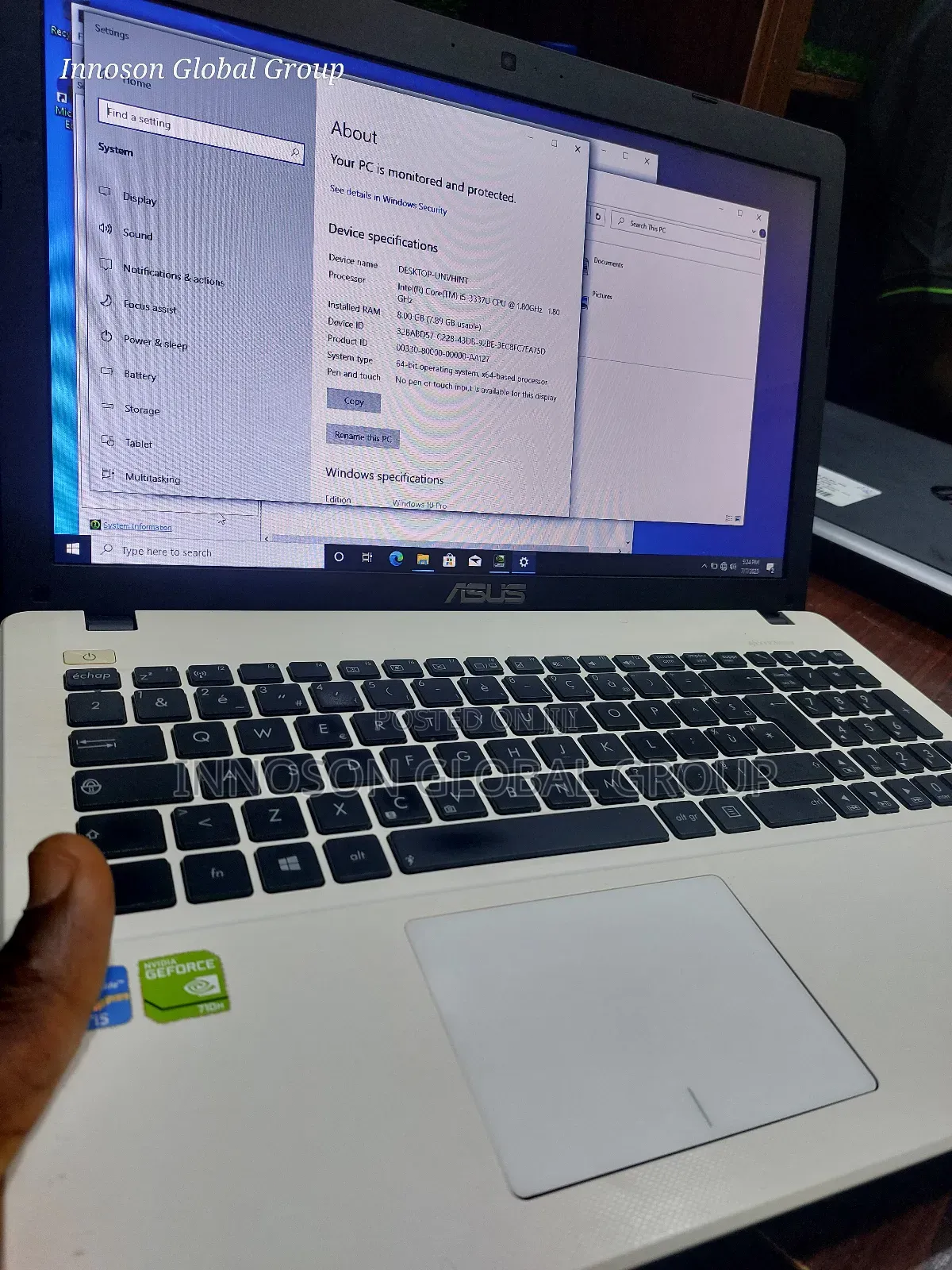 Laptop Asus 8GB Intel Core i5 HDD 500GB