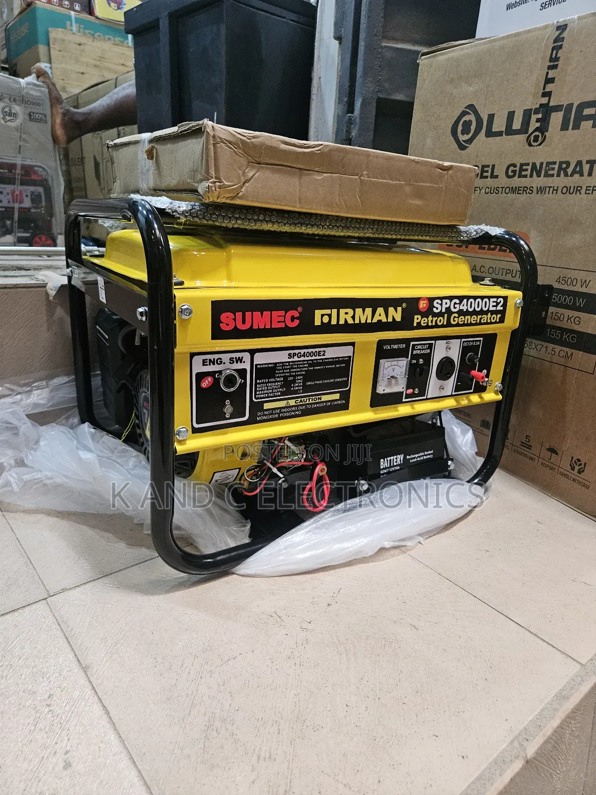 Firman 4.5kva Petorl Generator 100%Copper Wire