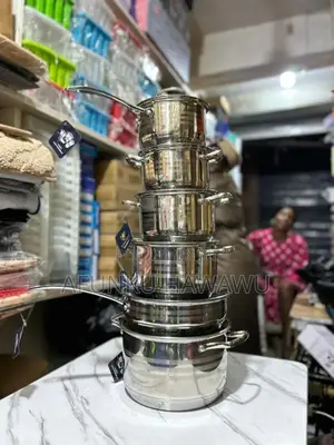 12pcs Stainless Steel Pot Set