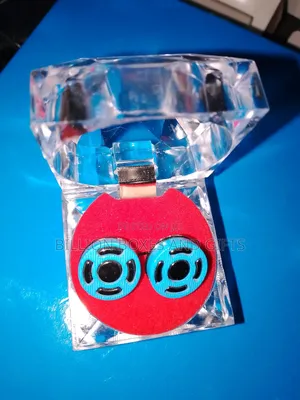 Premium Cuff Links, Blue Accent