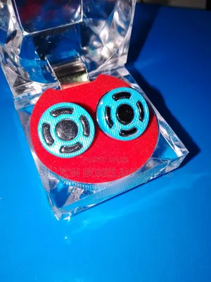 Premium Cuff Links, Blue Accent