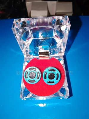 Premium Cuff Links, Blue Accent