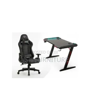 Electric Adjustable Desk 1.4 Meter and Gaming Chair