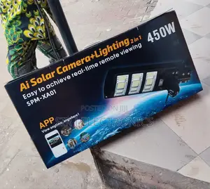 Original 450watts Solar Camera Lighting System (Remote)