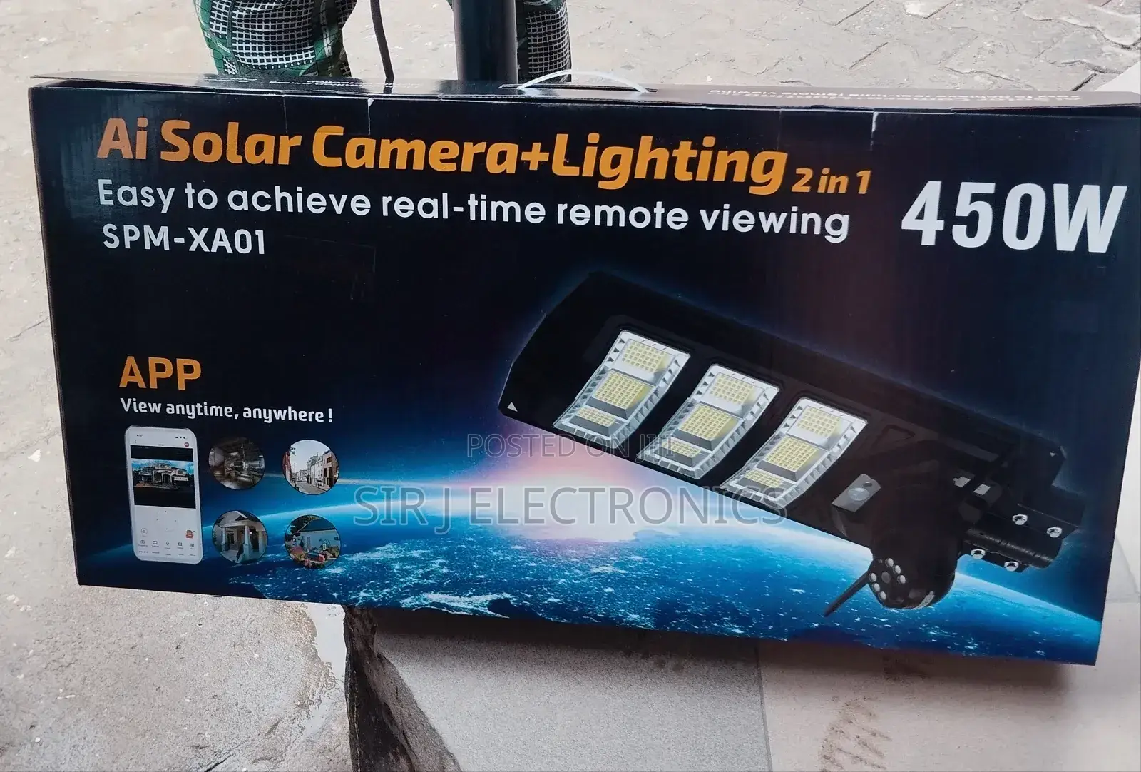 Brand New Solar Camera Lighting System With Remote Control