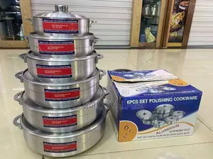 6pcs High Quality Aluminum Pot