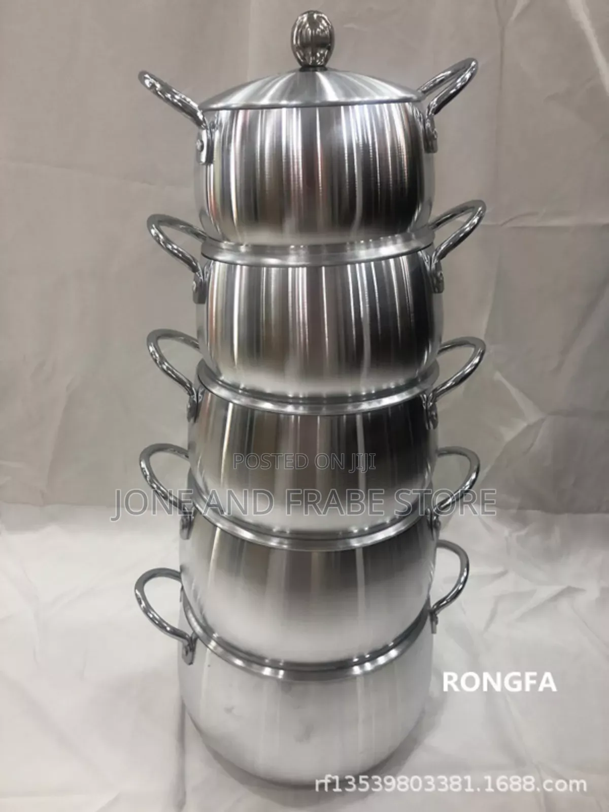 10pcs Sets Rongfa Aluminium Pot