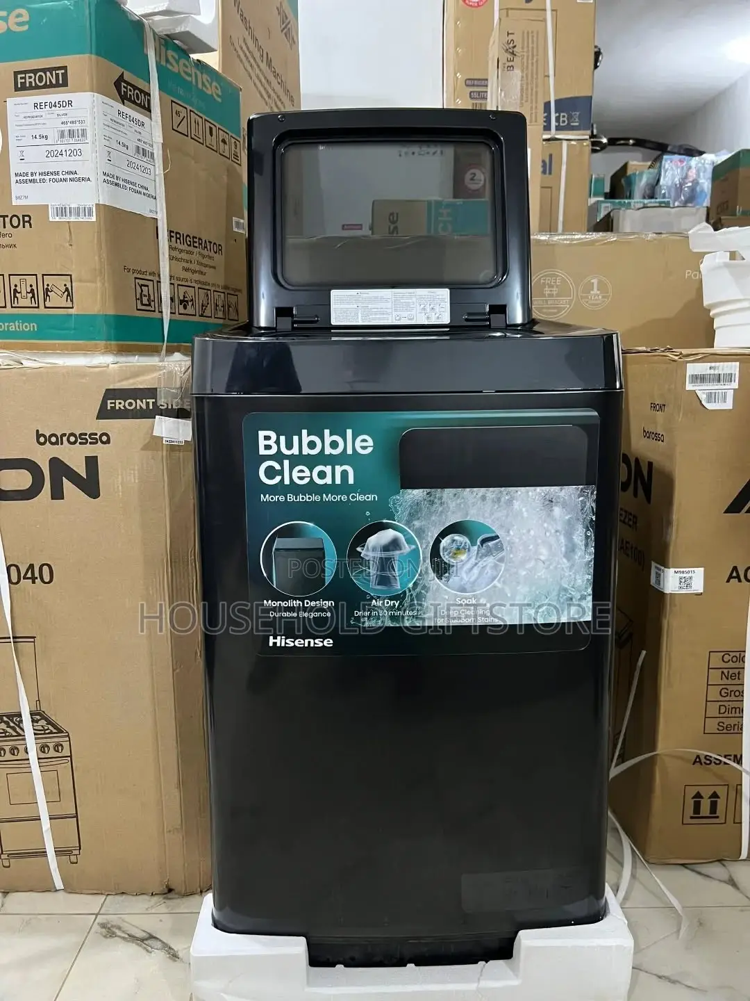 9kg Hisense Digital Top Load Automatic Washing Machine